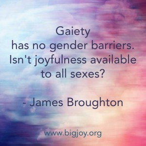 Gaiety has no gender barriers by James Broughton