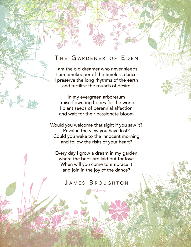 James Broughton Gardener of Eden