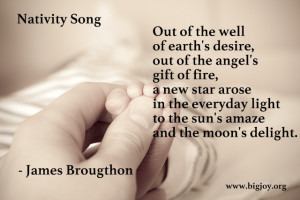 Nativity Song by James Broughton pic by Aurimas Mikalauskas